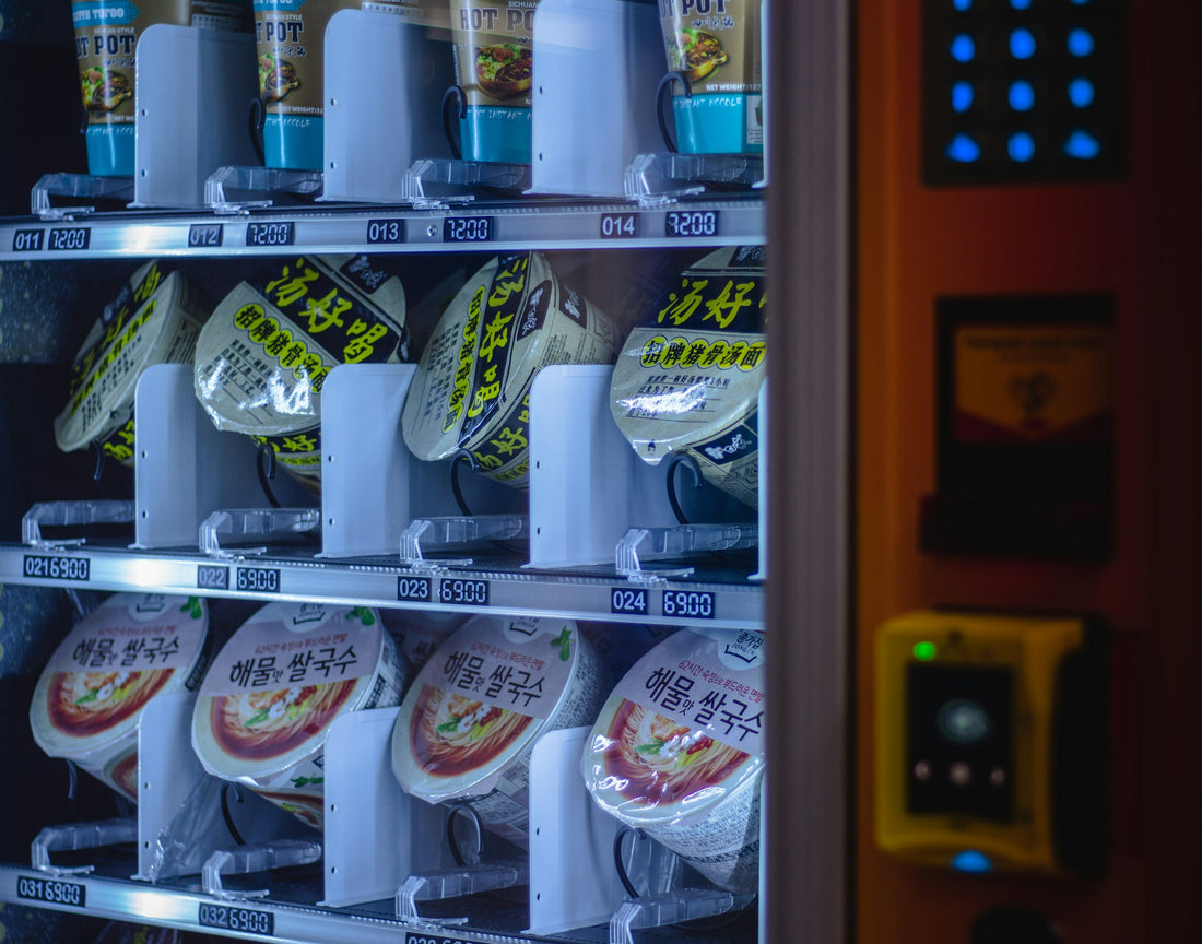 Ein Bild zu innovativen Möglichkeiten, Produkte in Automaten zu verkaufen